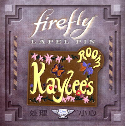 Firefly Lapel Pin Kaylee's Room